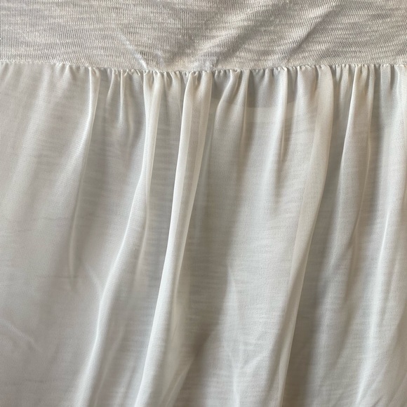 White sheer shirt size large - Picture 4 of 4